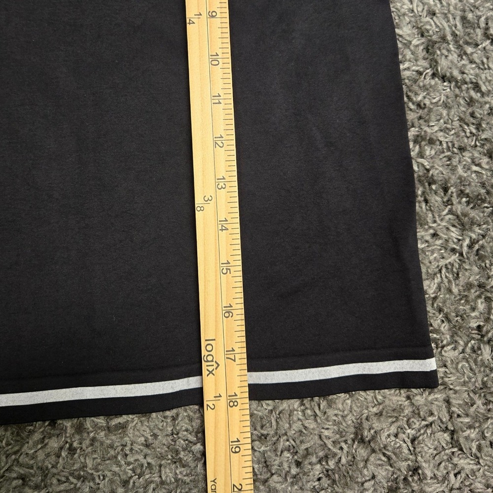 Gymshark Contrast Seamless Midi T-Shirt Womens Large Black White Mock Neck - Picture 6 of 9